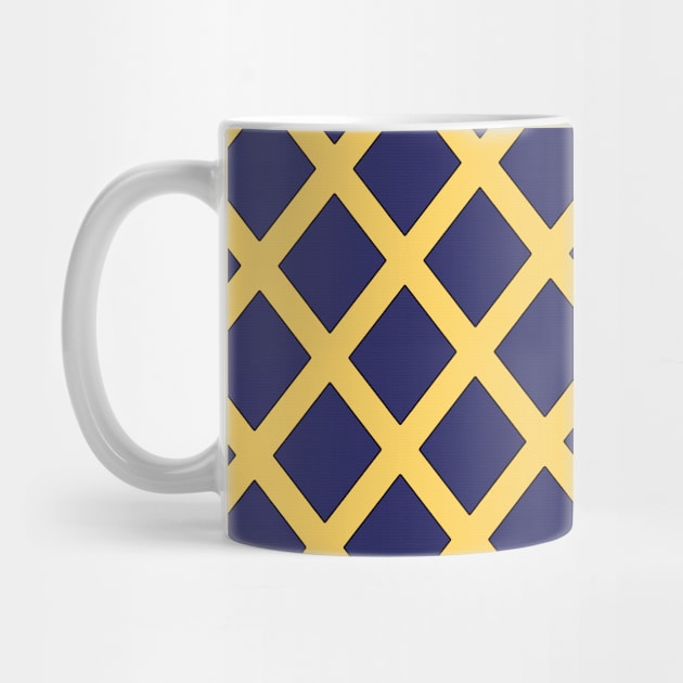 Purple and Yellow Crosshatch Pattern by SeaStories